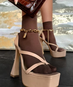Lorlie A NIGHT LIKE THIS NUDE PLATFORM HEEL