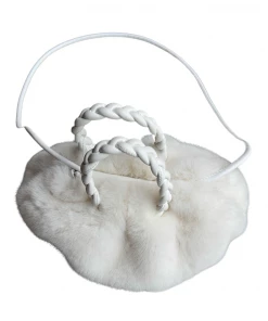 Lorlie ACCESSORIES SO WARM WHITE FUR MINI BAG