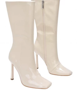 Lorlie WOMENS STEAL THE NIGHT OFF WHITE PATENT BOOT