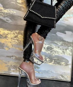 Lorlie SIMPLE PLEASURE CLEAR PLATFORM HEEL WOMENS