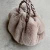 Lorlie SO WARM GREY FUR MINI BAG
