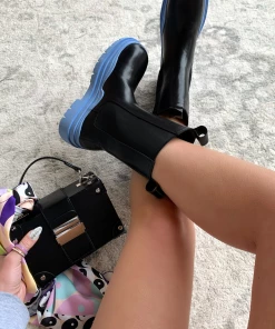 Lorlie WOMENS FEELS LIKE MONEY BLUE CHELSEA BOOTS