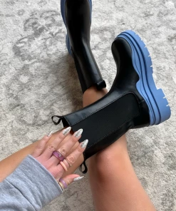 Lorlie WOMENS FEELS LIKE MONEY BLUE CHELSEA BOOTS 7 Lorlie WOMENS FEELS LIKE MONEY BLUE CHELSEA BOOTS