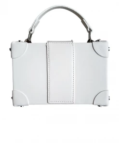 Lorlie ACCESSORIES FLASHY EVENING WHITE TRUNK BAG