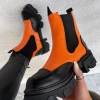 Lorlie ORANGE FEVER CHUNKY CHELSEA BOOT WOMENS
