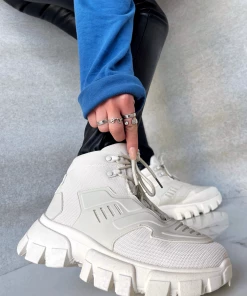 Lorlie OPEN HEART CHUNKY NUDE SNEAKER WOMENS