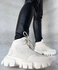 Lorlie OPEN HEART CHUNKY NUDE SNEAKER WOMENS