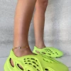 Lorlie INTO SPACE LIME RUBBER SLIPPER
