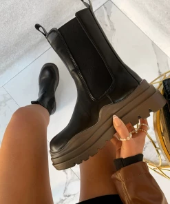 Lorlie FEELS LIKE MONEY BROWN CHELSEA BOOTS