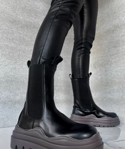 Lorlie FEELS LIKE MONEY BROWN CHELSEA BOOTS