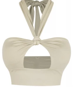 Lorlie SHADES OF COOL CROP OATMEAL TOP