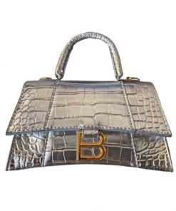 Lorlie BADDEST ON THE BLOCK SILVER MINI BAG