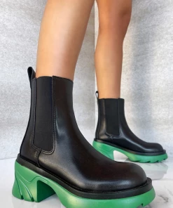 Lorlie WOMENS BIG ENERGY KELLY GREEN CHELSEA BOOTS