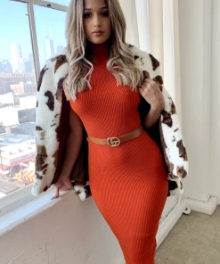 Lorlie LEAVE YOU ON READ MIDI DRESS DRESSES