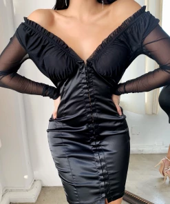 Lorlie DRESSES LEAVE IT ALL TO BLOOM SATIN DRESS