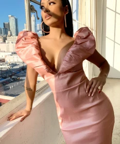 Lorlie DRESSES THE SWEETEST ESCAPE SATIN DRESS